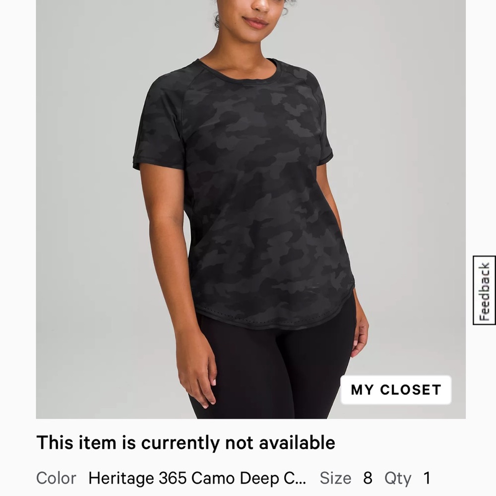 Lululemon Rise and Run Short Sleeve shirt